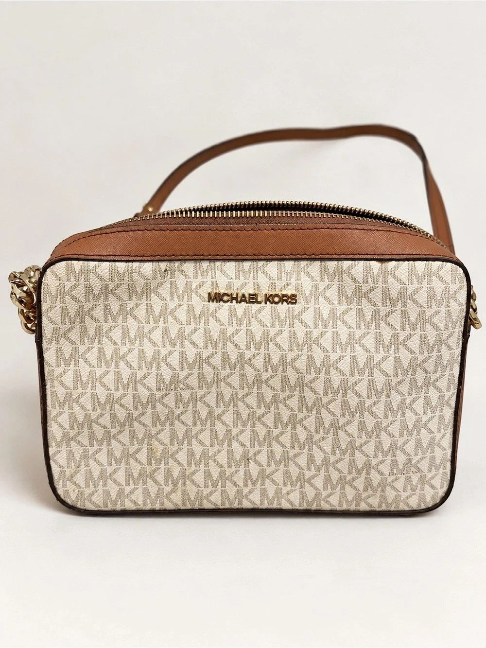 Michael Kors Jet Set Signature Logo East West Crossbody